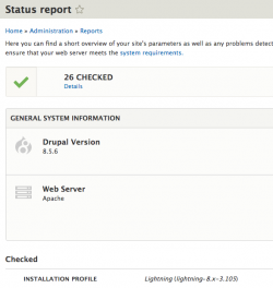 Installation von Lightning 3 auf Acquia